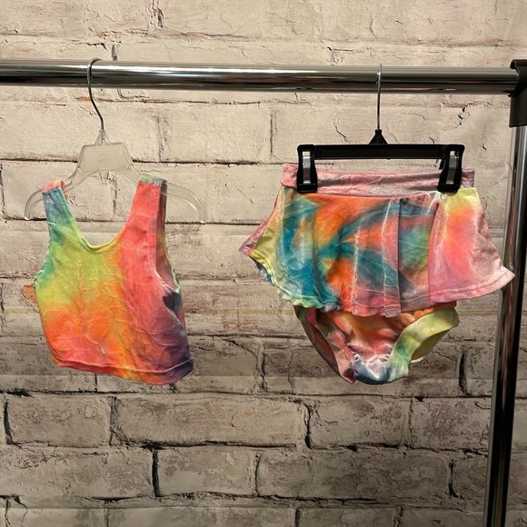 Spoiled and Flashy Hand Made Velvet High Waisted Swim Bikini - Picture 1 of 2